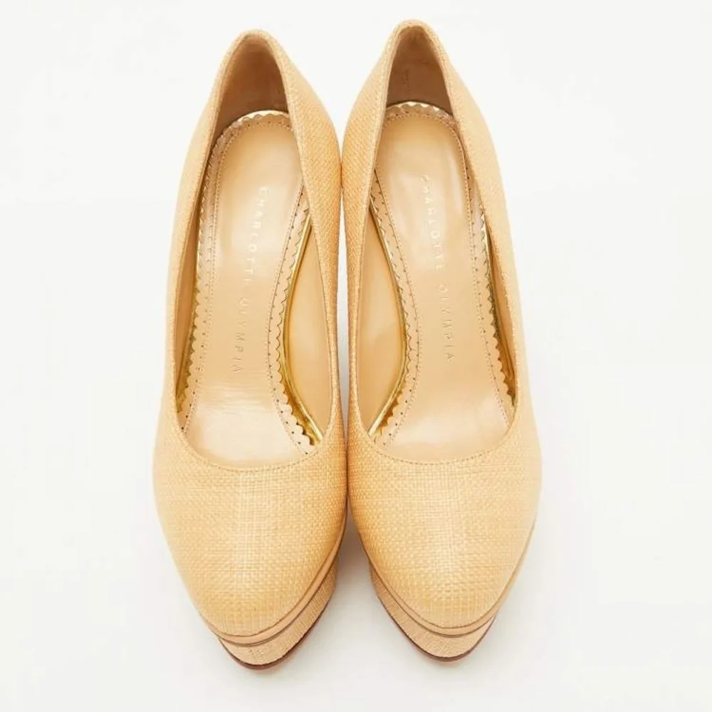 Charlotte Olympia
130mm leather Carmen pumps - Picture 7 of 10
